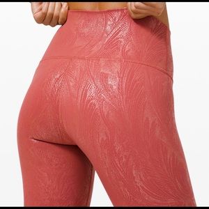 lululemon athletica Coral Leggings